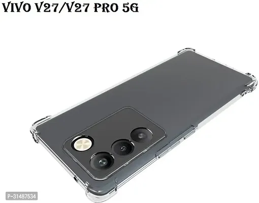 Back Cover for Vivo V27 5G Vivo V27 Pro 5G Black Silicon Pack of 1-thumb3