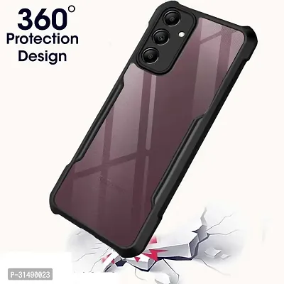 Back Cover for Samsung Galaxy M14 5G Black Shock Proof Silicon Pack of 1-thumb2