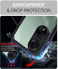 ROYALBASE Back Cover for OPPO F23 5G Black Camera Bump Protector Pack of 1-thumb3