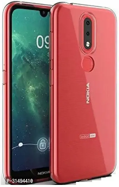 Back Cover for NOKIA 4.2 Transparent Grip Case Silicon Pack of 1