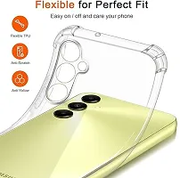 ROYALBASE Back Cover for Samsung Galaxy A15 5G BM Transparent Camera Bump Protector Silicon Pack of 1-thumb1