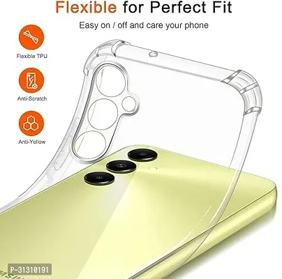 ROYALBASE Back Cover for Samsung Galaxy A15 5G BM Transparent Camera Bump Protector Silicon Pack of 1-thumb2