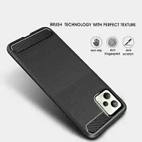 Back Cover for Realme C35Realme Narzo 50A Prime Black Grip Case Silicon Pack of 1-thumb1