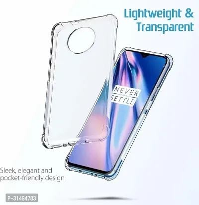 ROYALBASE Back Cover for OnePlus 7T Transparent Grip Case Pack of 1-thumb5