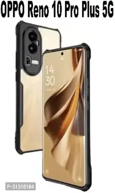 ROYALBASE Back Cover for OPPO Reno10 Pro 5G Black Camera Bump Protector Pack of 1