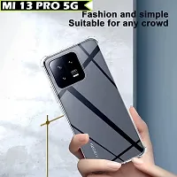 Back Cover for Xiaomi 13 Pro 5G Mi 13 Pro 5G Transparent Camera Bump Protector Silicon Pack of 1-thumb3