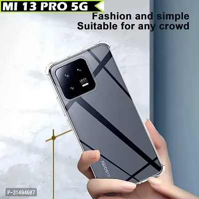 Back Cover for Xiaomi 13 Pro 5G Mi 13 Pro 5G Transparent Camera Bump Protector Silicon Pack of 1-thumb4