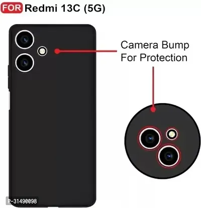 Back Cover for Redmi 13c 5G CA Transparent Grip Case Silicon Pack of 1-thumb2