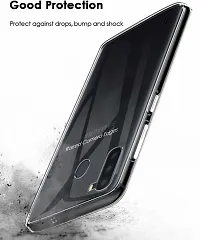 Back Cover for Samsung Galaxy A21 Transparent Grip Case Pack of 1-thumb3