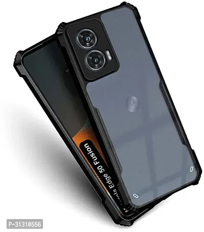 ROYALBASE Back Cover for Moto Edge 50 FusionMotorola Edge 50 Fusion 5G IP Transparent Grip Case Silicon Pack of 1-thumb0