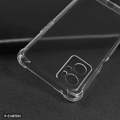 Back Cover for Realme 9i Transparent Grip Case Silicon Pack of 1-thumb2