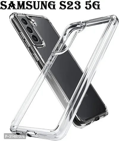 Back Cover for SAMSUNG Galaxy S23SAMSUNG Galaxy S23 5G Transparent Camera Bump Protector Silicon Pack of 1