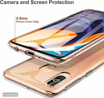 ROYALBASE Back Cover for SAMSUNG GALAXY M40 Transparent Grip Case Silicon Pack of 1-thumb2