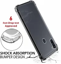 Back Cover for Samsung Galaxy A11 Transparent Grip Case Silicon Pack of 1-thumb1