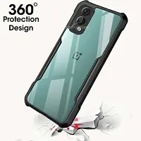 Back Cover for OnePlus Nord 2 5G Black Grip Case Silicon Pack of 1-thumb1