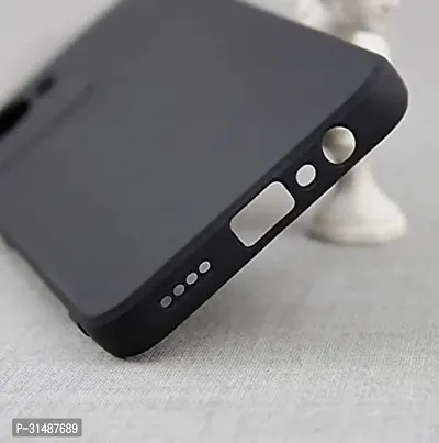 Back Cover for Realme C30 back glass Black Camera Bump Protector Silicon Pack of 1-thumb3