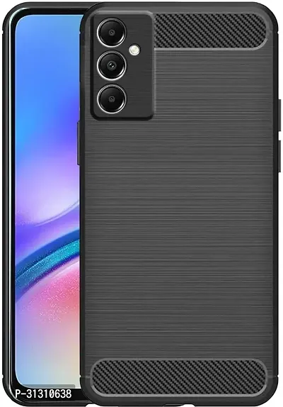 ROYALBASE Back Cover for Samsung Galaxy A15 5G ZB Black Camera Bump Protector Silicon Pack of 1-thumb0