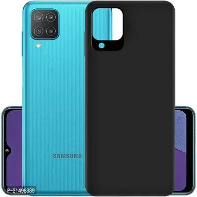 ROYALBASE Back Cover for Samsung Glaxay F12 Black Grip Case Pack of 1