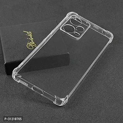 ROYALBASE Back Cover for Redmi Note 12 Pro 5G Transparent Camera Bump Protector Silicon-thumb3