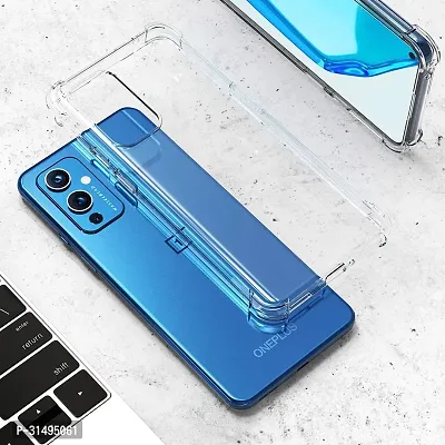 ROYALBASE Back Cover for OnePlus 9 Transparent Grip Case Pack of 1-thumb5