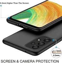 ROYALBASE Back Cover for Samsung Galaxy A33 5G Black Grip Case Silicon Pack of 1-thumb1