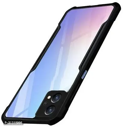 ROYALBASE Back Cover for Realme Narzo 50 Pro 5G Black Camera Bump Protector Silicon-thumb0