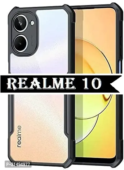 ROYALBASE Back Cover for Realme 10 Black Silicon Pack of 1-thumb0