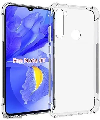 ROYALBASE Back Cover for Redmi Note 8T Transparent Grip Case Pack of 1-thumb0