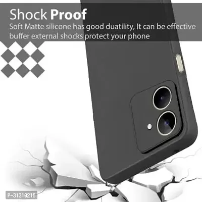 ROYALBASE Back Cover for Redmi 13C 5G CA Black Camera Bump Protector Silicon Pack of 1-thumb4