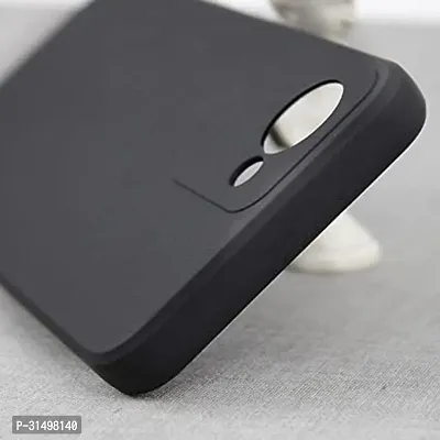 ROYALBASE Back Cover for Realme C30 back glass Black Camera Bump Protector Silicon Pack of 1-thumb4