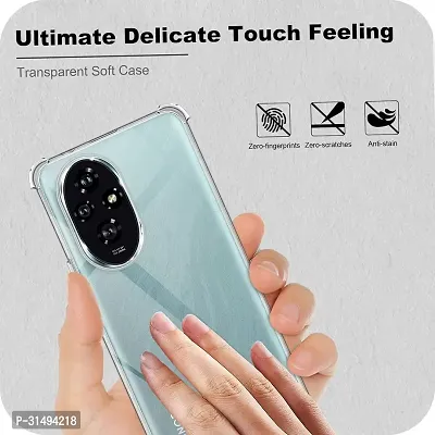 Back Cover for HONOR 200 5G Transparent Camera Bump Protector Pack of 1-thumb2