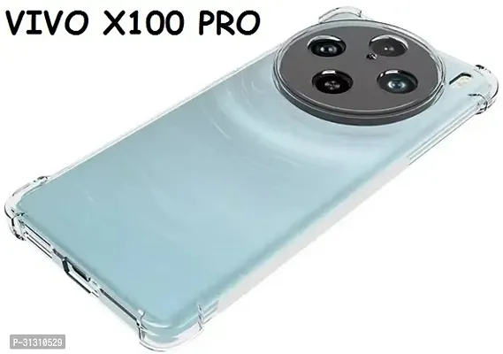 ROYALBASE Back Cover for Vivo X100 Pro 5G BM Transparent Shock Proof Silicon Pack of 1-thumb0