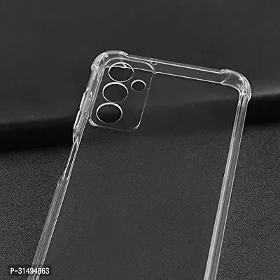 ROYALBASE Back Cover for Samsung Galaxy M13 4G Transparent Grip Case Silicon Pack of 1-thumb3