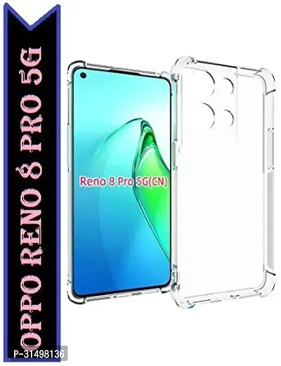 ROYALBASE Back Cover for Oppo Reno 8 Pro 5G Transparent Grip Case Silicon Pack of 1-thumb0