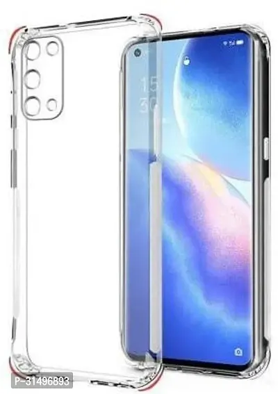 ROYALBASE Back Cover for OPPO RENO 5 PRO Transparent Grip Case Pack of 1-thumb0