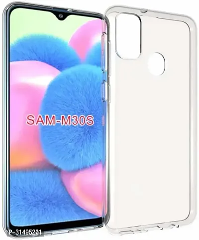 ROYALBASE Back Cover for Samsung Galaxy M30s Transparent Grip Case Pack of 1-thumb0