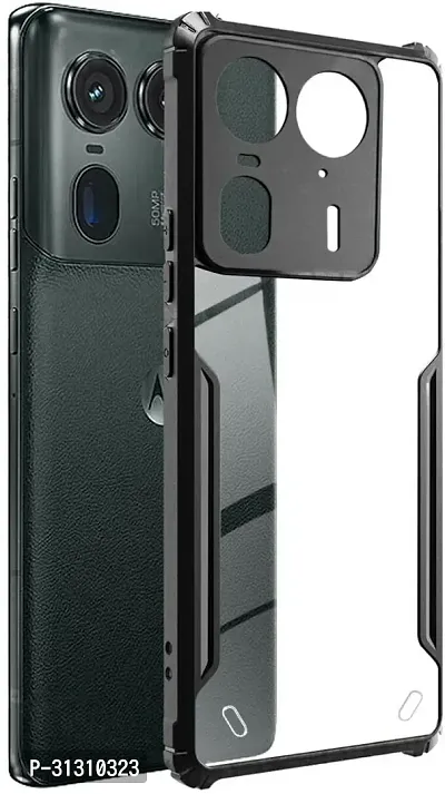 ROYALBASE Back Cover for Moto Edge 50 Ultra 5GMotorola Edge 50 Ultra ip Black Grip Case Pack of 1-thumb0