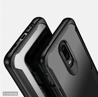 ROYALBASE Back Cover for OnePlus 6T Black Grip Case Pack of 1-thumb4