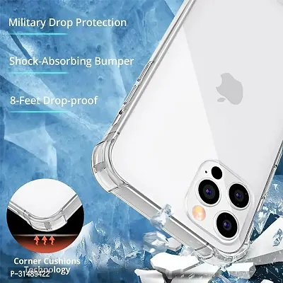 Back Cover for Apple iPhone 15 Pro Transparent Silicon Pack of 1-thumb4