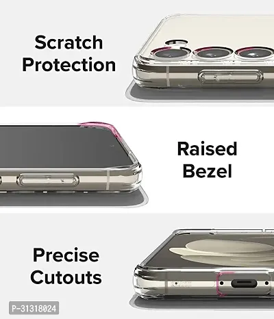 ROYALBASE Back Cover for Samsung Galaxy S24 5G TP Transparent Shock Proof Silicon Pack of 1-thumb4