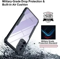 ROYALBASE Back Cover for SAMSUNG GALAXY A32 5G SAMSUNG GALAXY M32 5G Transparent Grip Case Silicon Pack of 1-thumb2