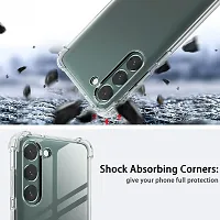 Back Cover for SAMSUNG Galaxy S23 FE Transparent Camera Bump Protector Silicon Pack of 1-thumb3