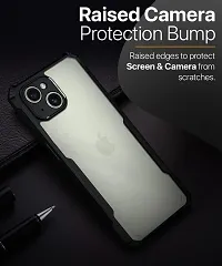 ROYALBASE Back Cover for Apple iPhone 15 Plus Black Camera Bump Protector Pack of 1-thumb1