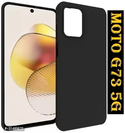 Back Cover for Moto G73 5GMotorla G73 5G Black Grip Case Pack of 1-thumb0