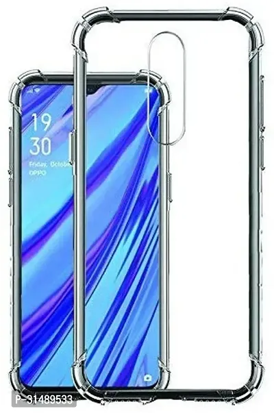 Back Cover for Oppo F11   Oppo A9 Transparent Grip Case Pack of 1