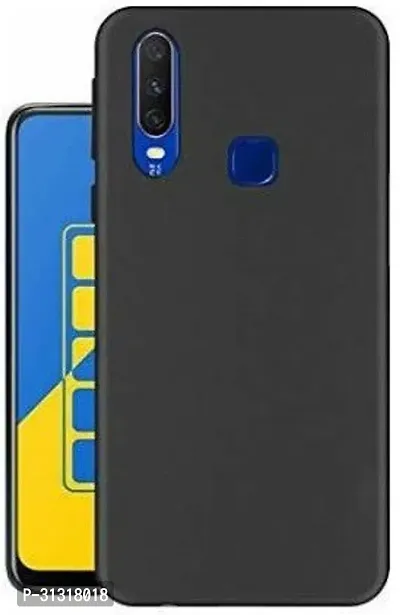 ROYALBASE Back Cover for Samsung Galaxy A20s  Samsung Galaxy A20e Black Shock Proof Silicon Pack of 1