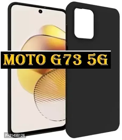 ROYALBASE Back Cover for Moto G73 5GMotorla G73 5G Black Grip Case Pack of 1-thumb0