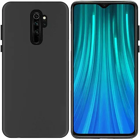 CELZO 4 Side Full Protection Back Cover Case for Xiaomi Redmi Note 8 Pro - (Black)