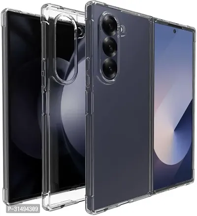 ROYALBASE Back Cover for Samsung Galaxy Z Fold 6 Transparent Dual Protection Pack of 1-thumb0