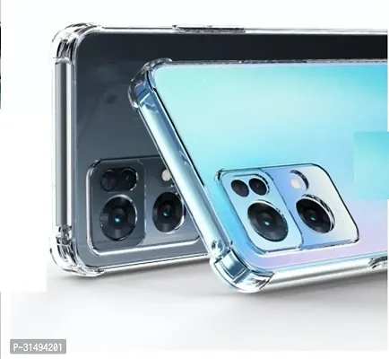 Bumper Case for Oppo Reno 7 Pro 5G Transparent Camera Bump Protector Silicon Pack of 1-thumb4